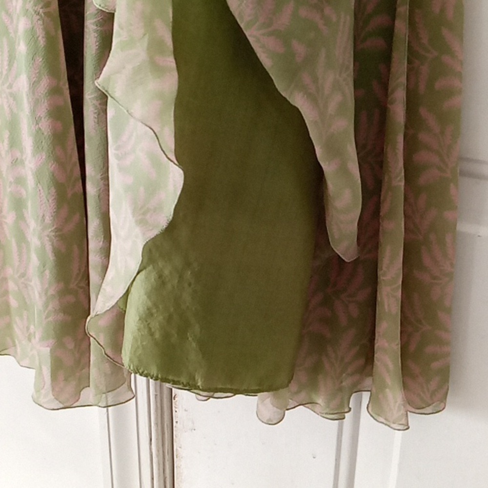 Rare 1970's Silk Anna Weatherly 1920's style Dress. - Picture 5 of 13
